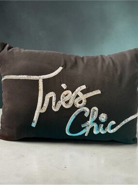 Karl Lagerfeld Paris "Très Chic" Decorative Accent Pillow